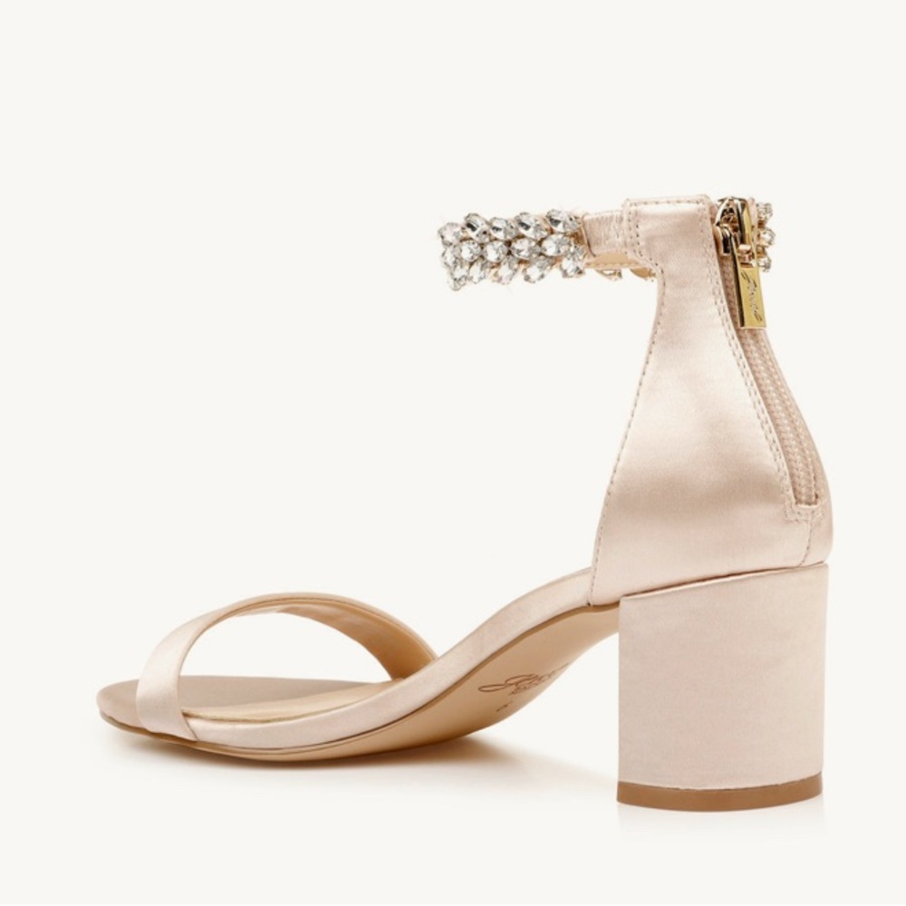 Badgley Mischa Bronwen Embellished Evening Shoe Champagne Blush - Picture 4 of 11